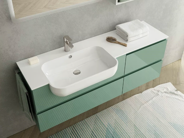FREEDOM FL33 - Vanity unit with towel rail by LEGNOBAGNO - view 3