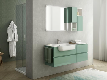 FREEDOM FL33 - Vanity unit with towel rail by LEGNOBAGNO - view 2