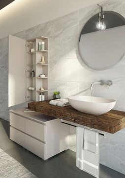 FREEDOM FL17 - Single fir vanity unit with towel rail by LEGNOBAGNO - view 3