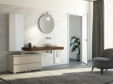 FREEDOM FL17 - Single fir vanity unit with towel rail by LEGNOBAGNO - view 2