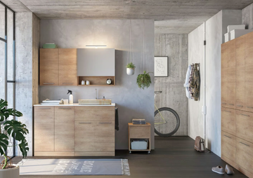 URBAN LAUNDRY 01 - Wooden laundry room cabinet by LEGNOBAGNO - view 2