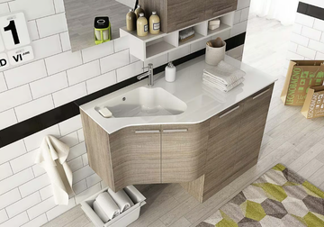 URBAN LAUNDRY 11 - Laundry room cabinet with hinged doors with sink by LEGNOBAGNO - view 3