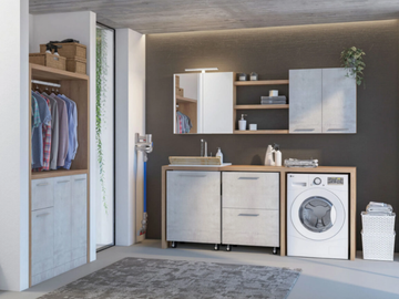 URBAN LAUNDRY 06 - Laundry room cabinet with sink by LEGNOBAGNO - view 2