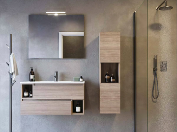 CITY 01 - Wall-mounted vanity unit with drawers by LEGNOBAGNO - view 2