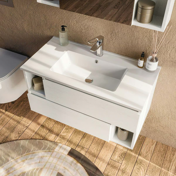 CITY 02 - Wall-mounted vanity unit with drawers by LEGNOBAGNO - view 3