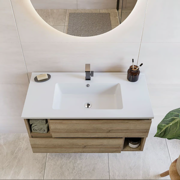 CITY 03 - Wall-mounted vanity unit with drawers by LEGNOBAGNO - view 3