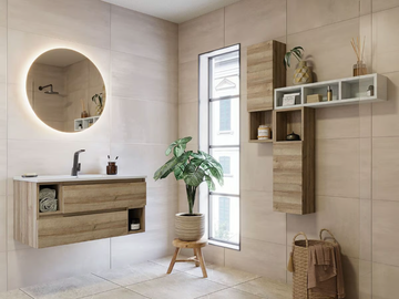 CITY 03 - Wall-mounted vanity unit with drawers by LEGNOBAGNO - view 2