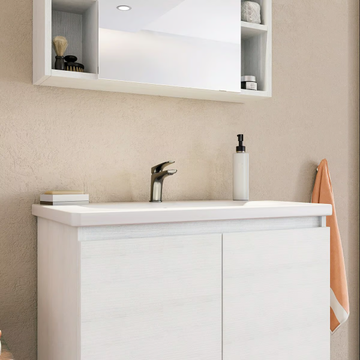SOFT 02 - Wall-mounted vanity unit with doors by LEGNOBAGNO - view 3