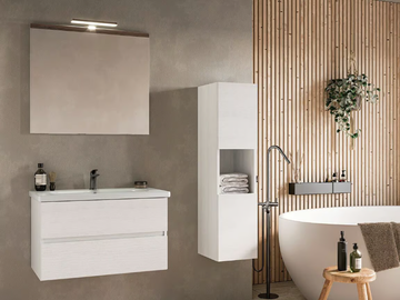 SOFT 03 - Wall-mounted vanity unit with drawers by LEGNOBAGNO - view 2