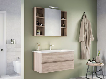 SOFT 06 - Wall-mounted vanity unit with drawers by LEGNOBAGNO - view 2
