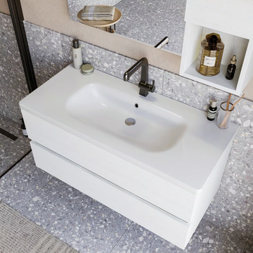 SOFT 07 - Wall-mounted vanity unit with drawers by LEGNOBAGNO - view 3