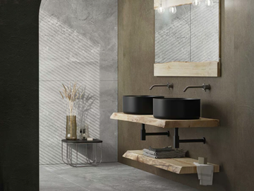 LIFE 05 - Double washbasin countertop by LEGNOBAGNO - view 3