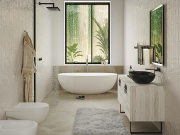 LIFE 06 - Floor-standing single vanity unit with doors by LEGNOBAGNO - view 2