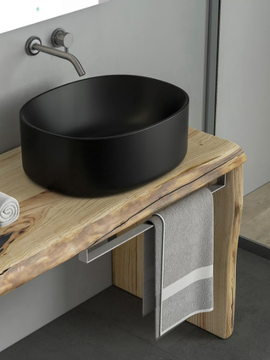 LIFE 14 - Floor-standing single vanity unit with mirror by LEGNOBAGNO - view 3