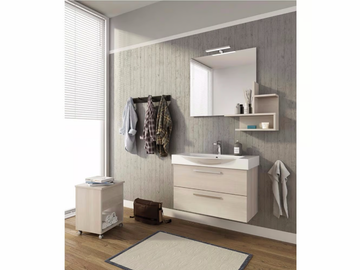 MANHATTAN M8 - Wall-mounted vanity unit with drawers by LEGNOBAGNO - view 2