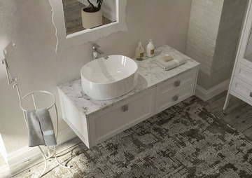 RETRÒ R212 - Vanity unit with mirror by LEGNOBAGNO - view 3