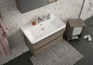 SOHO S1 - Wall-mounted vanity unit with drawers by LEGNOBAGNO - view 3