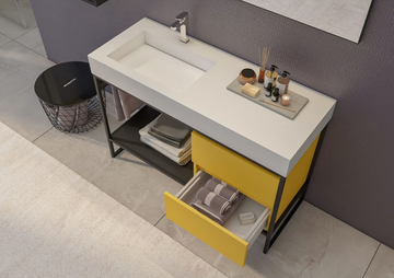 URBAN STRUTTURA 06 - Floor-standing vanity unit by LEGNOBAGNO - view 3