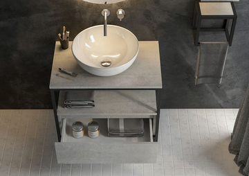 URBAN STRUTTURA 01 - Floor-standing vanity unit with drawers by LEGNOBAGNO - view 3