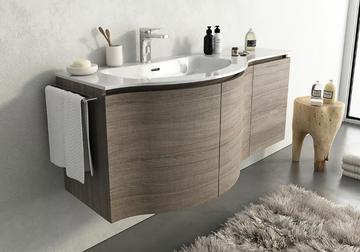 URBAN COMPONIBILE 09 - Wall-mounted vanity unit with doors by LEGNOBAGNO - view 3