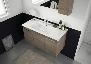 HARLEM H19 - Wall-mounted vanity unit with doors by LEGNOBAGNO - view 3