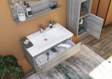 SOFT 09 - Wall-mounted vanity unit with drawers by LEGNOBAGNO - view 3