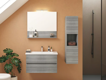 SOFT 09 - Wall-mounted vanity unit with drawers by LEGNOBAGNO - view 2