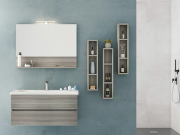 SOFT 10 - Wall-mounted vanity unit with drawers by LEGNOBAGNO - view 2