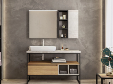 URBAN STRUTTURA 04 - Floor-standing vanity unit with drawers by LEGNOBAGNO - view 2