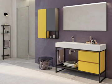 URBAN STRUTTURA 06 - Floor-standing vanity unit by LEGNOBAGNO - view 2