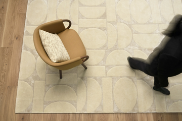 ALTA - Rectangular wool rug with geometric shapes by LELIEVRE - view 3