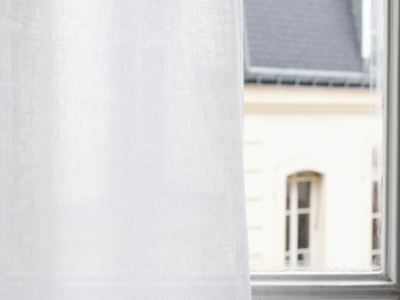 EOLE - Solid-color linen fabric for curtains by LELIEVRE - view 2