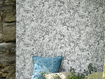 JEAN PAUL GAULTIER - KENYA - Washable nonwoven wallpaper with floral pattern by LELIEVRE - view 2