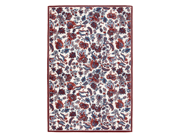 AMBROISE - Rectangular custom wool rug with floral pattern by LELIEVRE - view 2