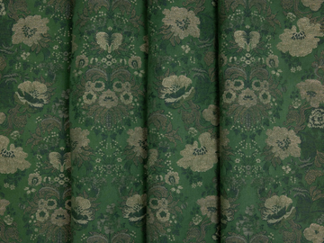 BELLE SAISON - Jacquard cotton fabric with floral pattern by LELIEVRE - view 2