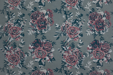 RONSARD - Cotton fabric with floral pattern by LELIEVRE - view 3