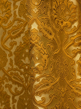 TASSINARI & CHATEL - LEONARDO - Damask jacquard silk fabric by LELIEVRE - view 3