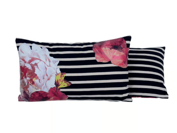 JEAN PAUL GAULTIER - A PROPOS - Rectangular cotton cushion by LELIEVRE - view 2