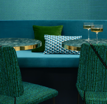 CERAMIC - Trevira® CS upholstery fabric with graphic pattern for curtains by LELIEVRE - view 3