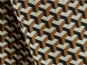 CERAMIC - Trevira® CS upholstery fabric with graphic pattern for curtains by LELIEVRE - view 2