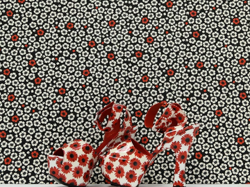 JEAN PAUL GAULTIER - COQUELICOT - Woven vinyl wallpaper with floral pattern by LELIEVRE - view 2