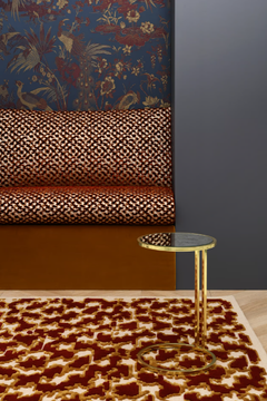 ECRIN - Patterned rectangular wool rug by LELIEVRE - view 3