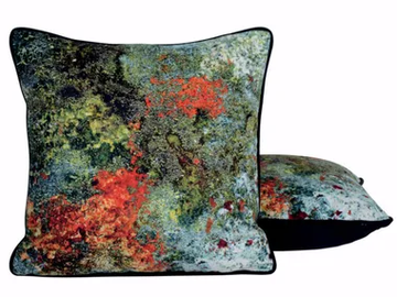 JEAN PAUL GAULTIER - DAME DE FER - Contemporary style square cushion by LELIEVRE - view 2