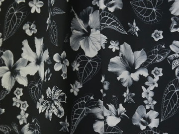 JEAN PAUL GAULTIER - HONOLULU - Printed cotton fabric with floral pattern by LELIEVRE - view 2
