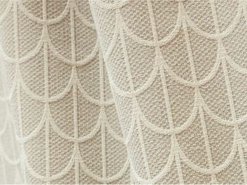PARURE - Polyester fabric with graphic pattern for curtains by LELIEVRE - view 2