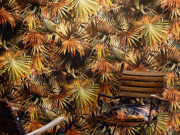 JEAN PAUL GAULTIER - POLYNÉSIE - Washable Tropical nonwoven wallpaper by LELIEVRE - view 2