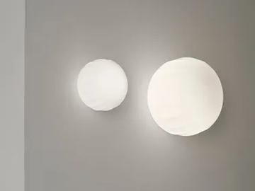 LITA - Blown glass wall lamp / ceiling lamp by Luceplan - view 2