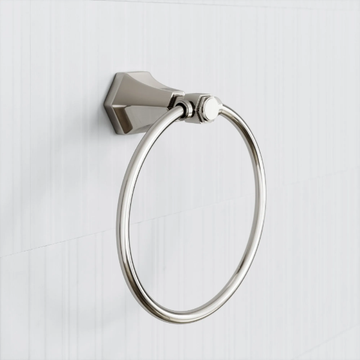 ETON - Stainless steel towel ring by LUSSO - view 3