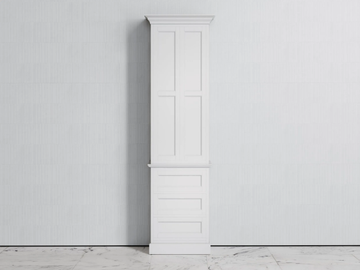 HARLAND - Tall wooden bathroom column with doors by LUSSO - view 2