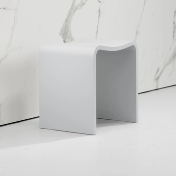 SCOOP - Resin Stone bathroom stool by LUSSO - view 3